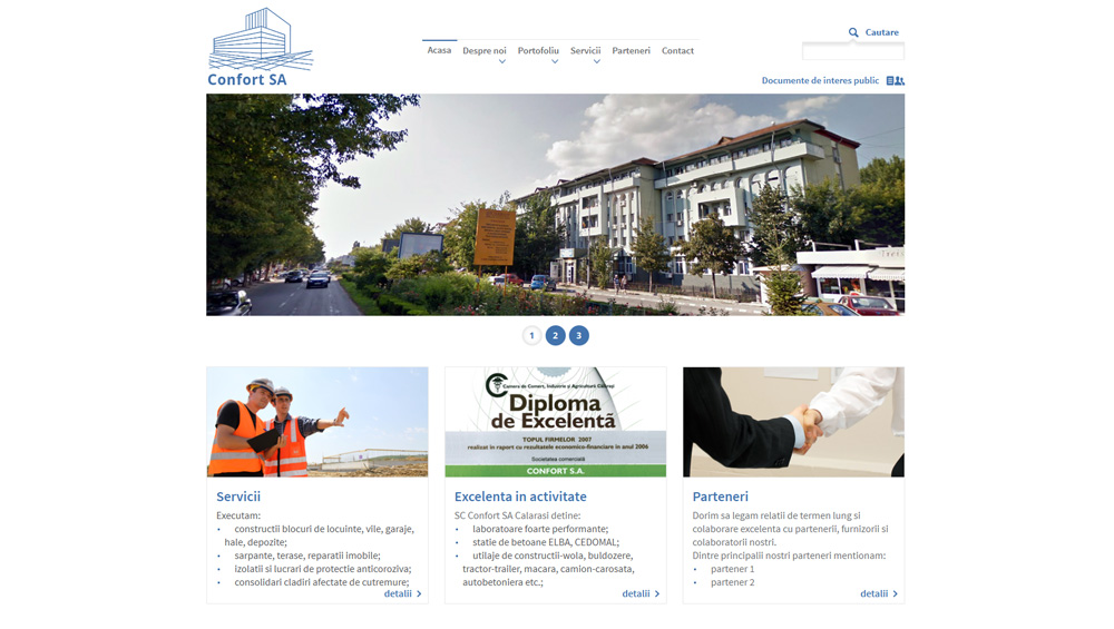 Confort SA - companie de constructii in jud. Calarasi