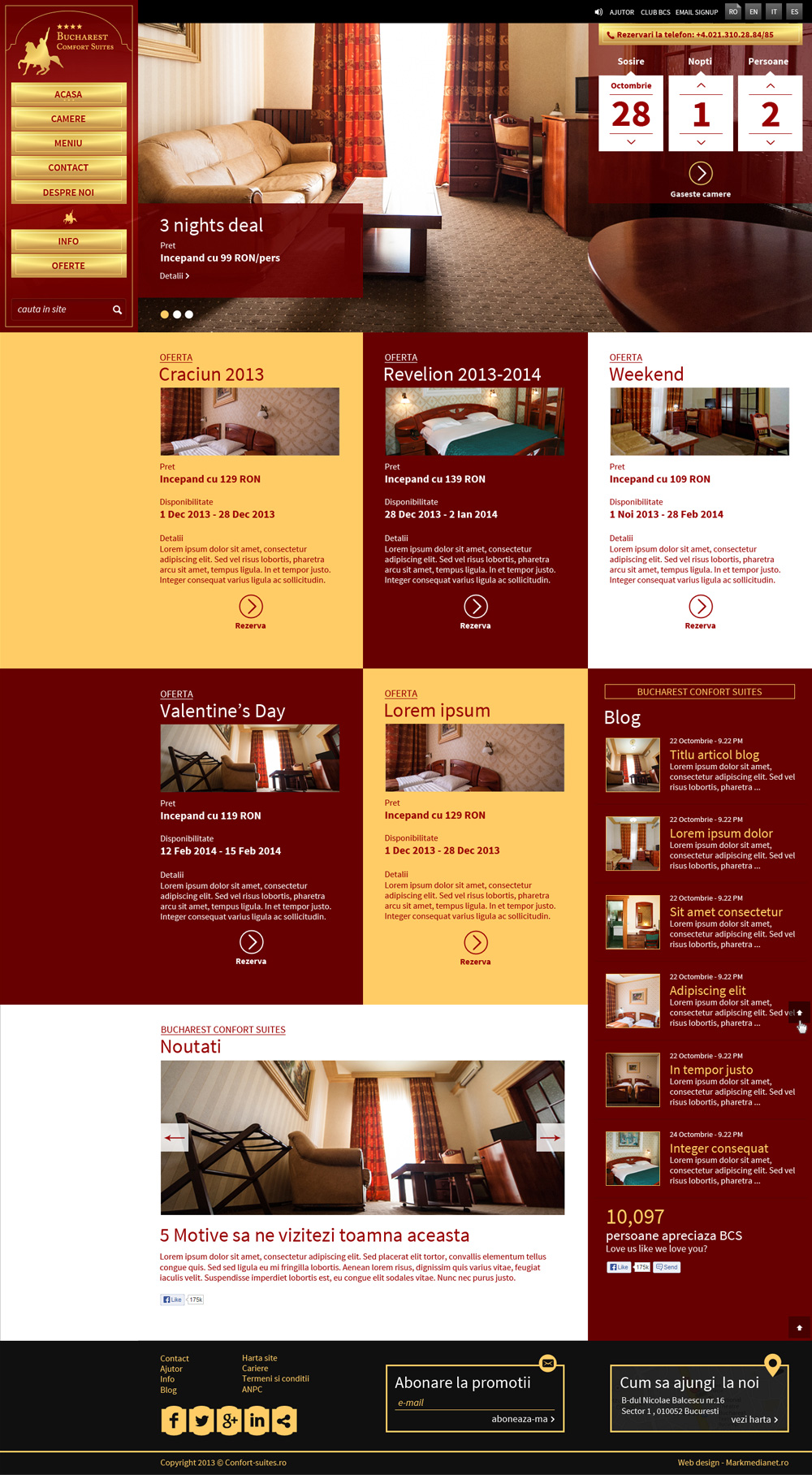 Comfort Suites - Hotel in Bucuresti, Piata Universitatii